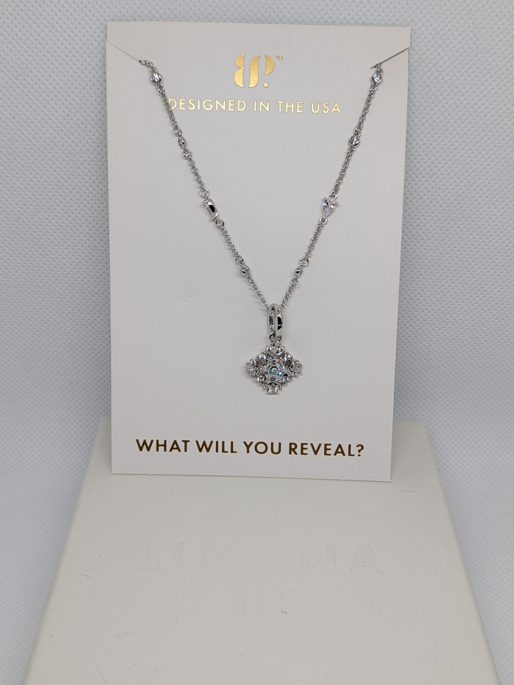 Lumina Necklace - NK58718 - Chiseled Into Light